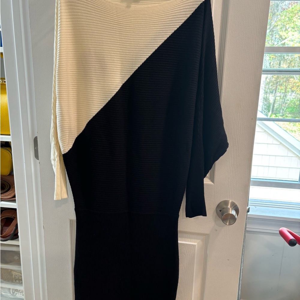 Express Cream Ribbed Top - Picture 3 of 5